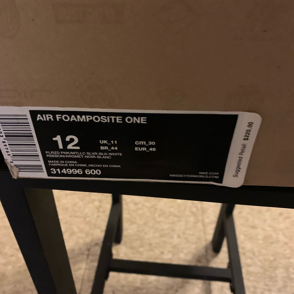 Pink Nike Foamposite